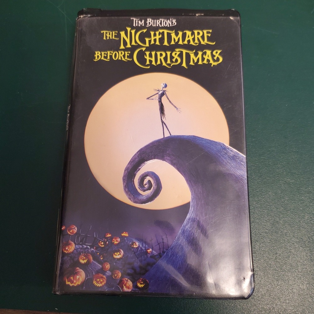 The Nightmare Before Christmas VHS Tim Burton Touchstone Home Video 2236 PG